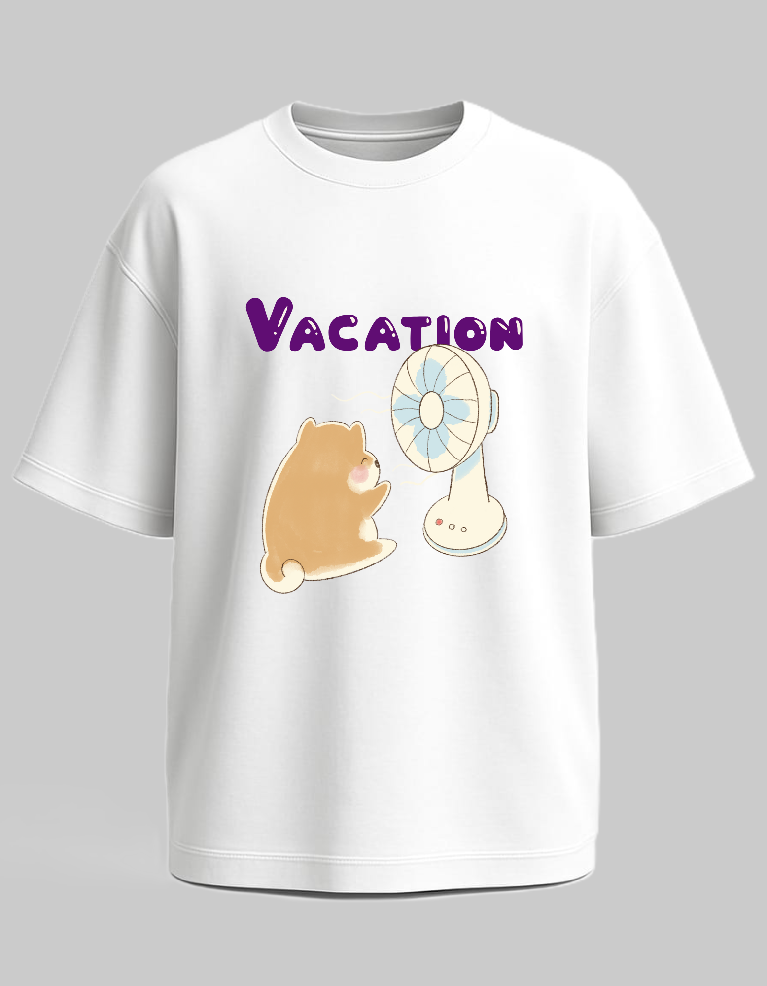Chill Vibes Vacation Oversized Tee