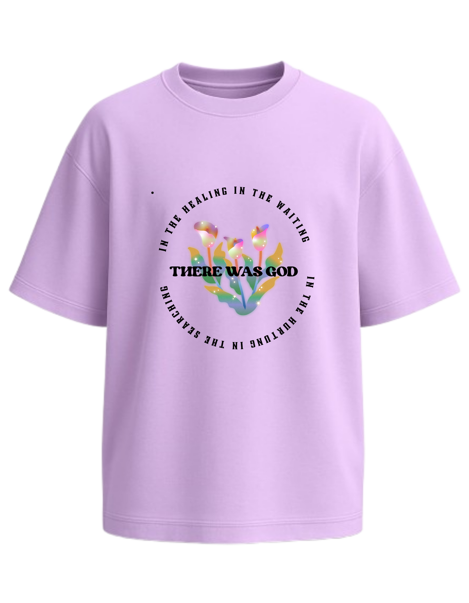 Divine Bloom Oversized Tee