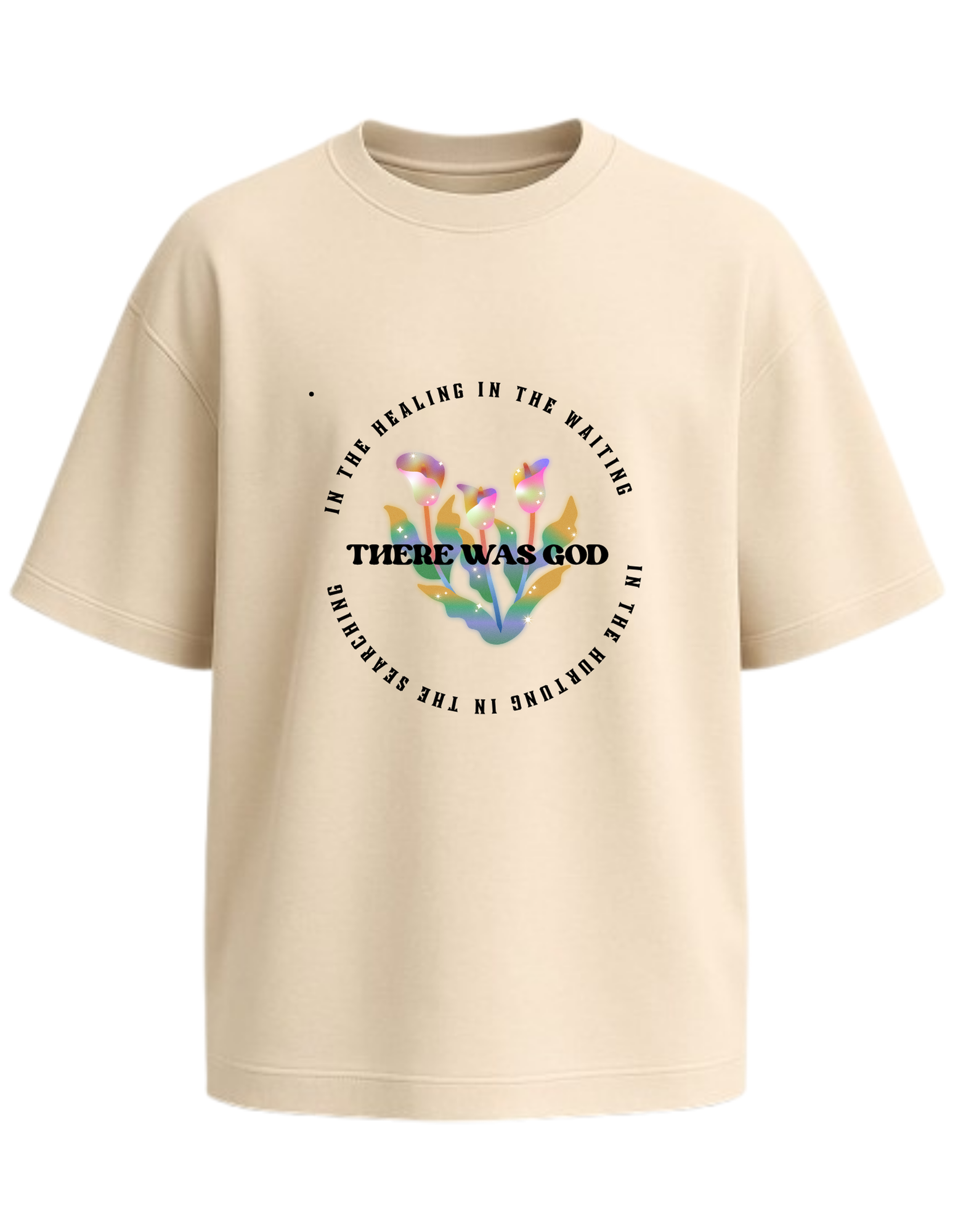 Divine Bloom Oversized Tee